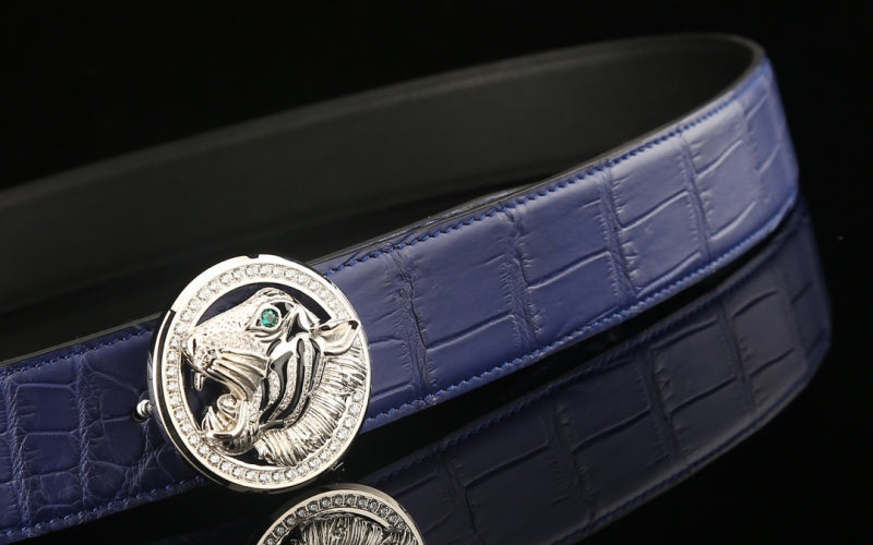 Navy Crocodile Belt: The Rule-Breaker's Guide to Sprezzatura