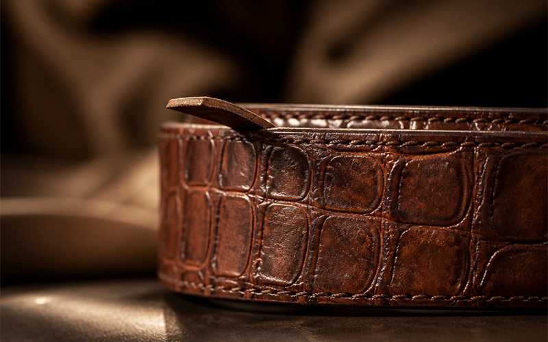 Why Does My Alligator Belt Have a Scale Lifting Up?