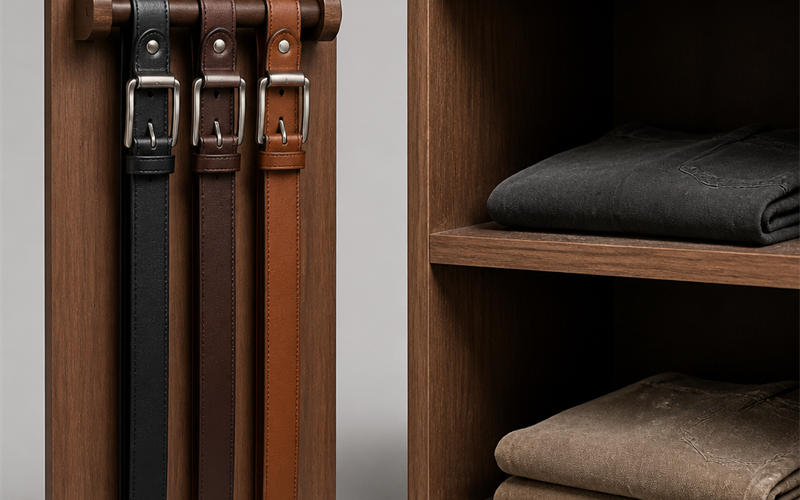Belt Storage in Hotel Rooms vs Airbnb — Why It Matters for Leather