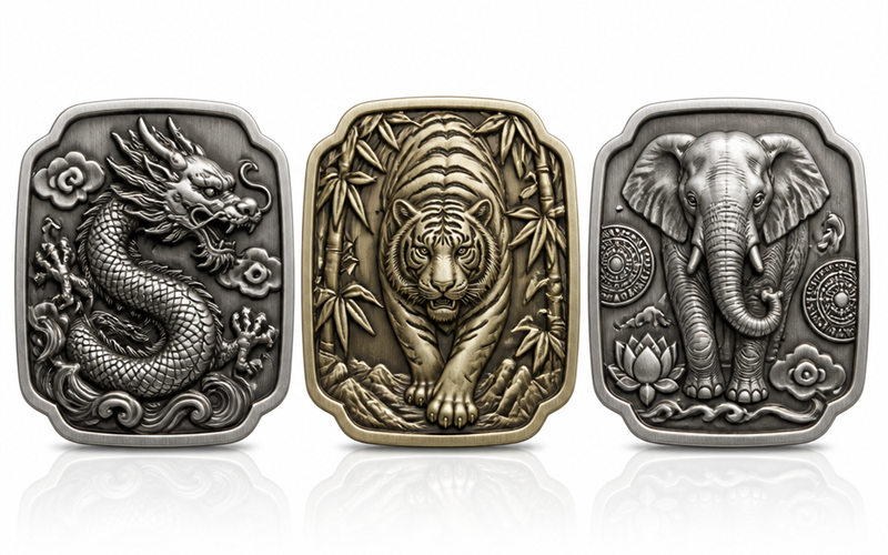 Dragon, Tiger & Elephant Buckle Symbolism Across Cultures