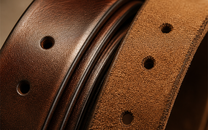 Full-Grain vs Suede Belt: The Common Confusion Finally Cleared