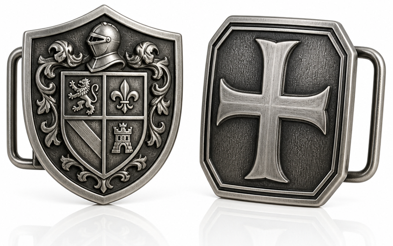 Heraldic and Religious Buckle Motifs Through History