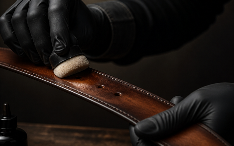 How to Dye a Leather Belt a Darker Color at Home