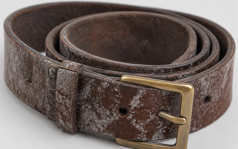 How to Remove Mold or Mildew From a Leather Belt