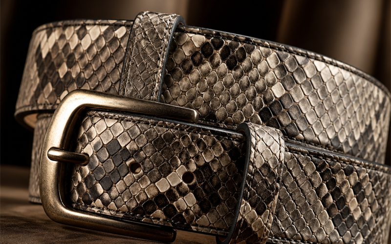 Is Python Leather Good for Belts? Durability & Care