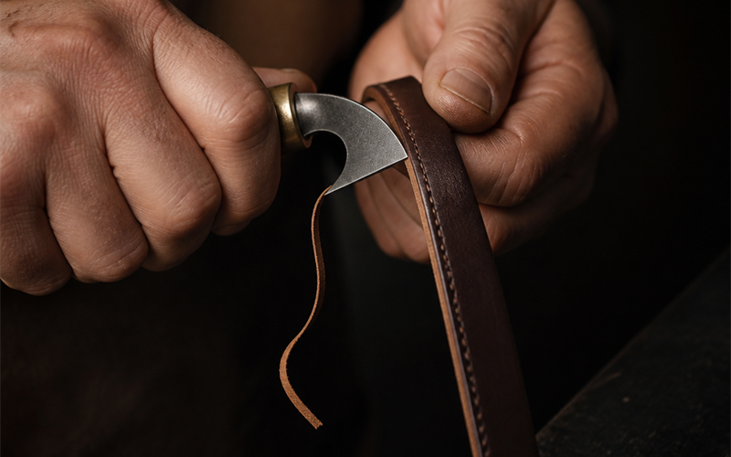 Italian Hand-Skiving vs Machine Belts: What's the Real Difference?