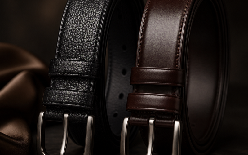 Italian Pebble-Grain Belt vs Italian Smooth-Calf Belt: When to Wear Each