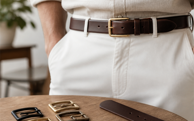 "One Strap, Ten Buckles" — Building a Modular Belt Wardrobe