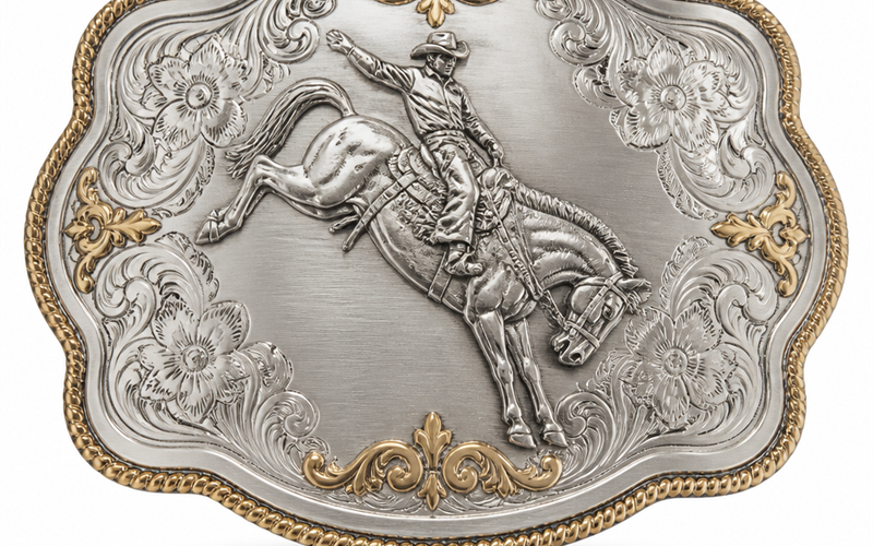 Trophy Buckle vs. Everyday Western Belt Buckle