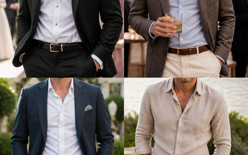 Wedding Guest Belt Rules by Dress Code (Black-Tie, Cocktail, Casual)