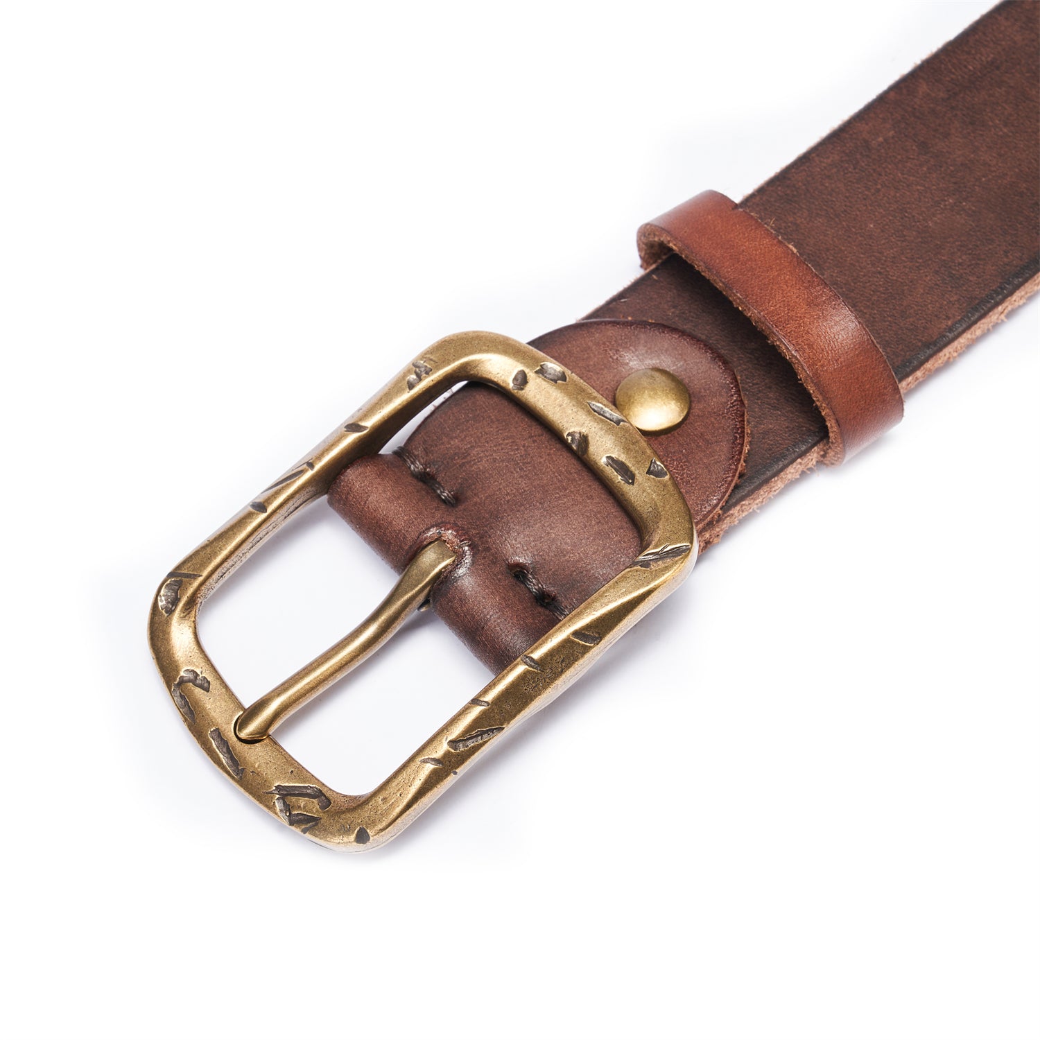100% Full-Grain Leather Strap in Coffee Bean, Unfinished Raw Edge-1.5 inches