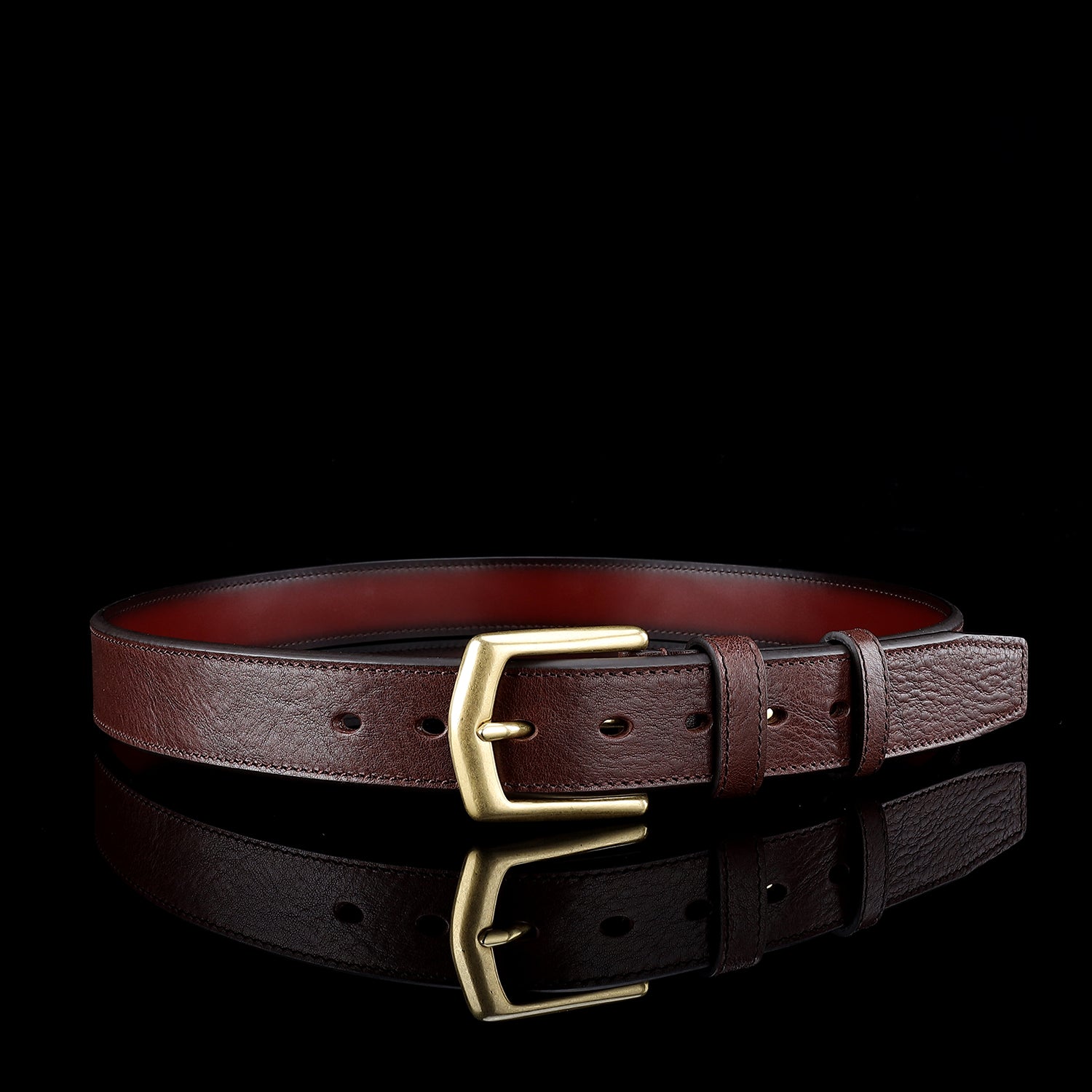 BELTLEY 1.5” Brown Casual Everyday Belt