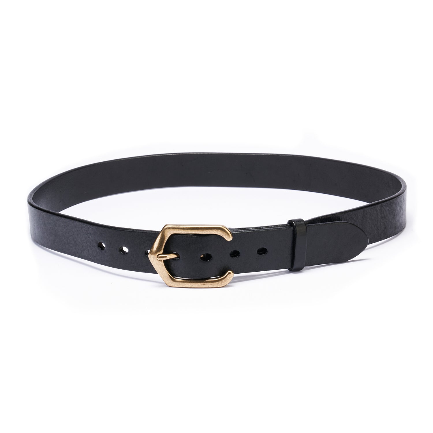 BELTLEY Black Full-Grain Leather Belt – Daily Engineered