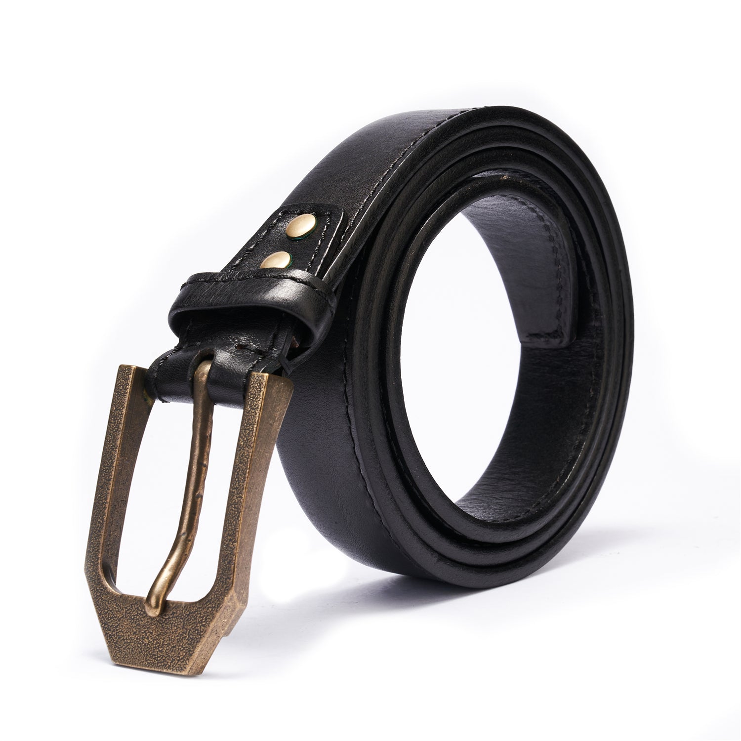 BELTLEY Black Heritage Belt 1.5 Super Heavy Duty Full-Grain Leather