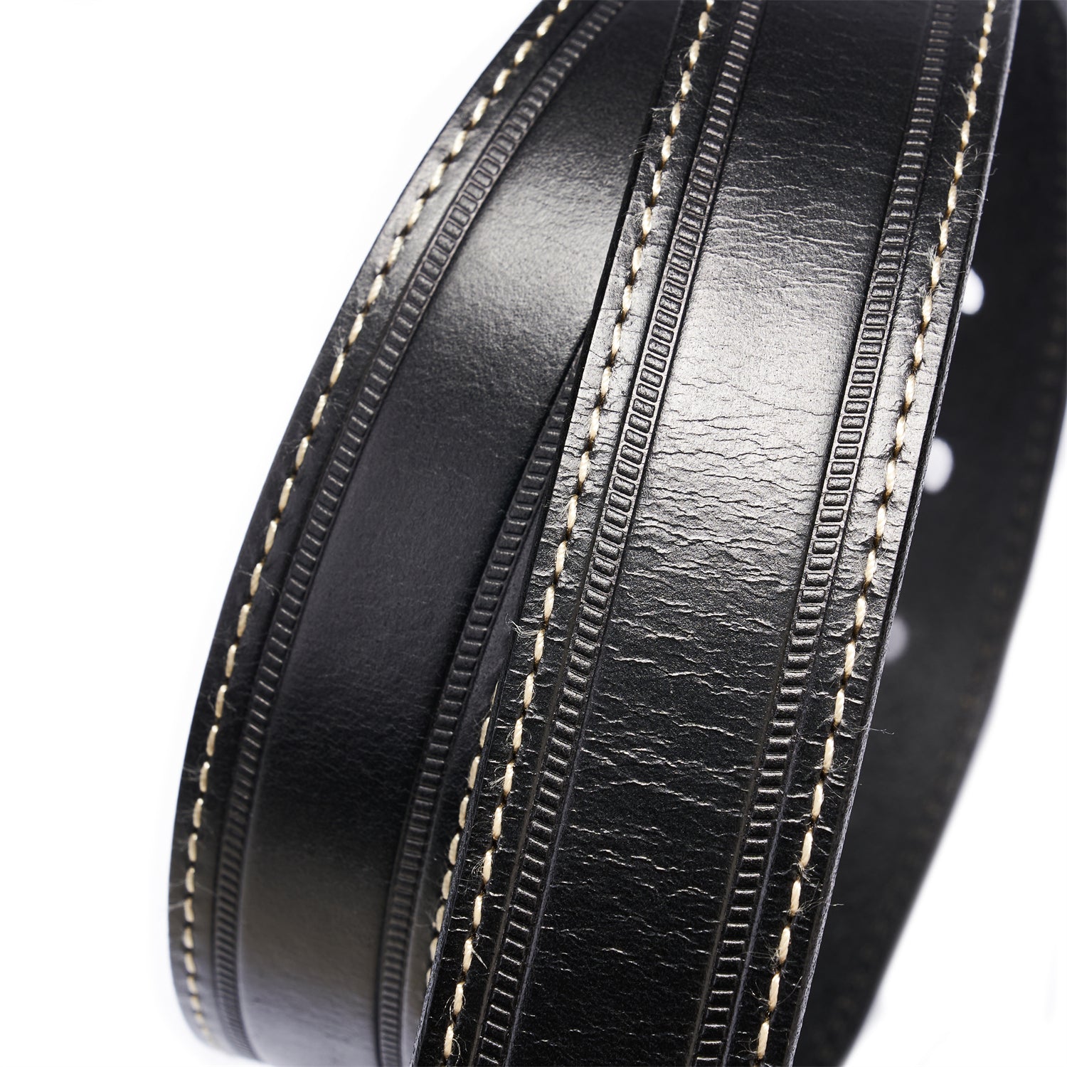BELTLEY Black Heritage Statement Belt -Oxidizing Bronze Closure