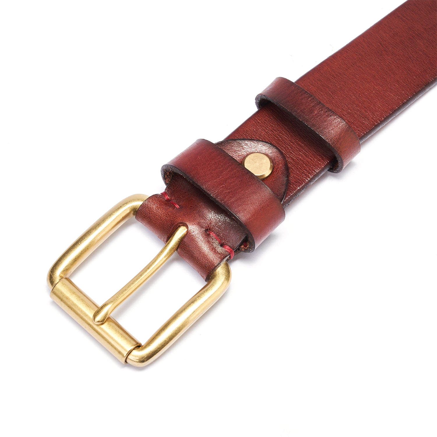 BELTLEY Casual Brown Belt 1.5“ - Full-Grain Leather