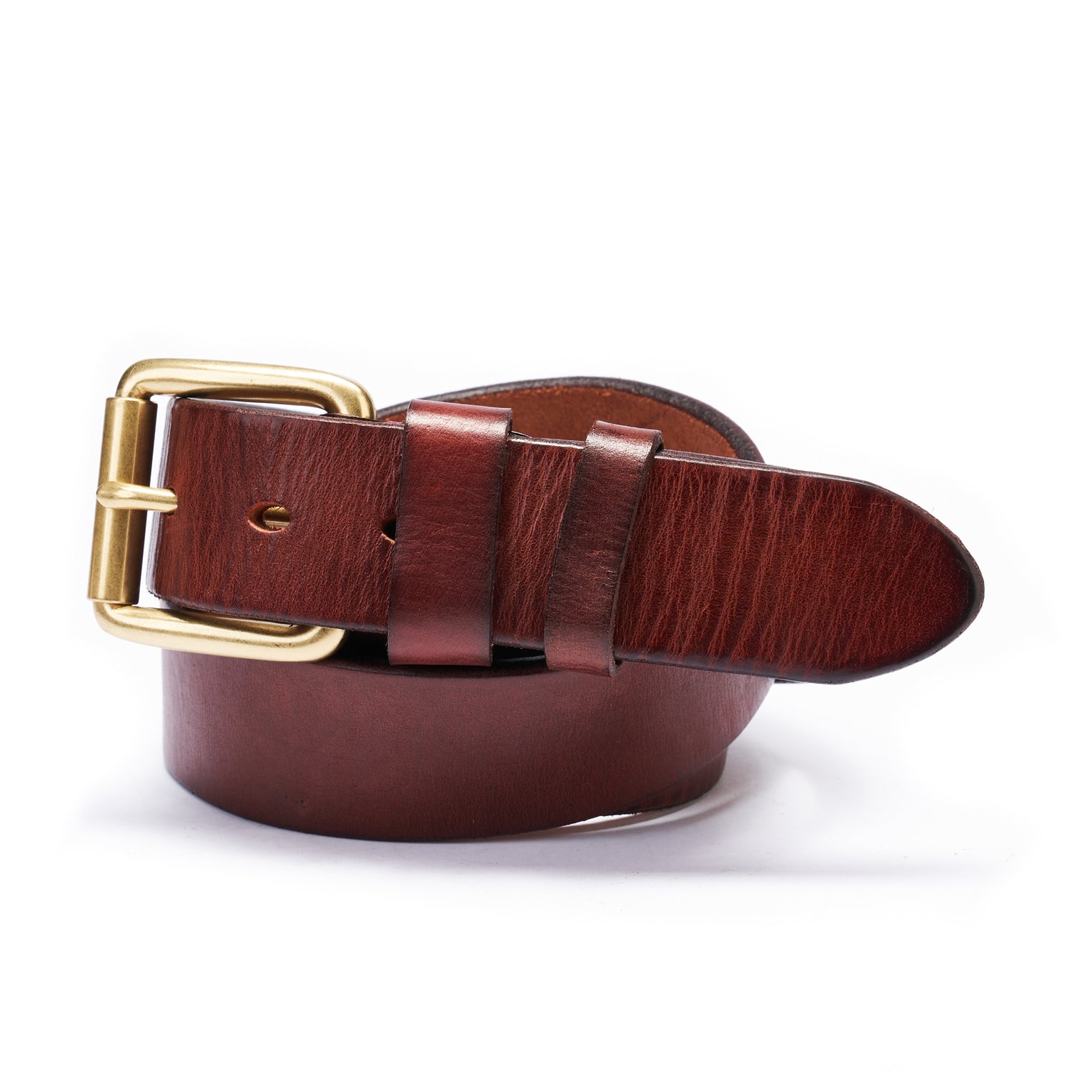 BELTLEY Casual Brown Belt 1.5“ - Full-Grain Leather