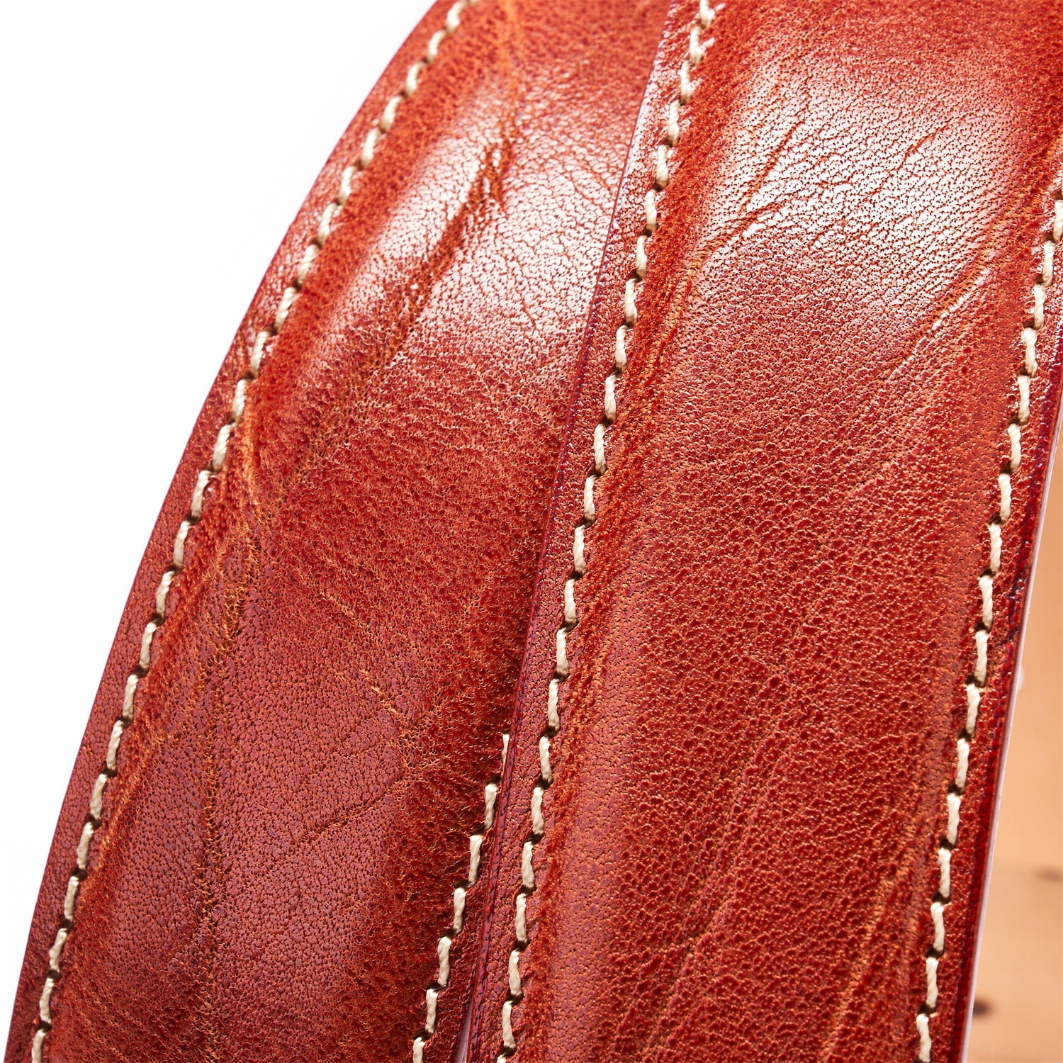 BELTLEY Classic Unisex Brown Belt – 1.38“ Full-Grain Leather  Double-Layer