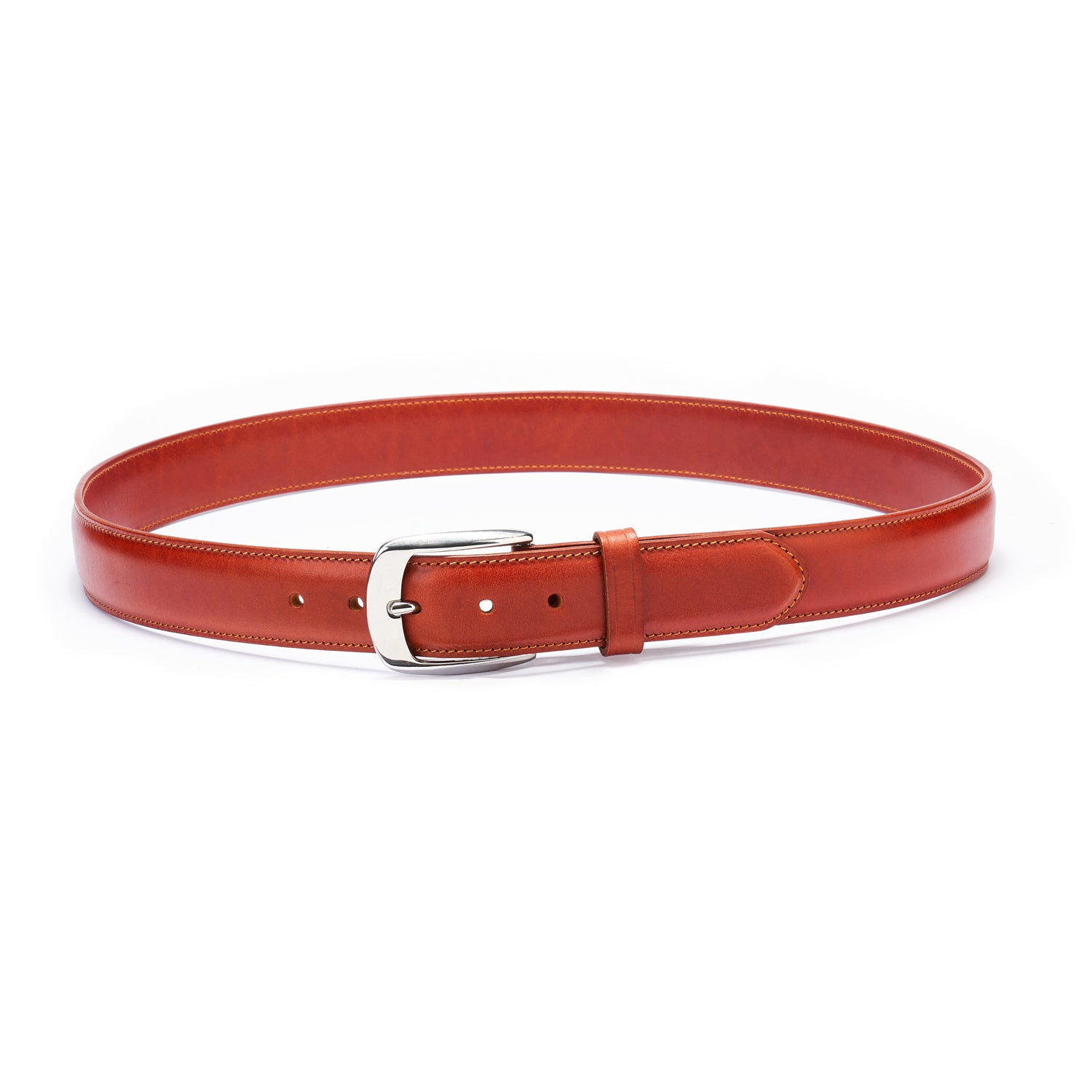 BELTLEY Heritage Dual-Layer Belt – 1.5“ Full-Grain Leather in  Brown