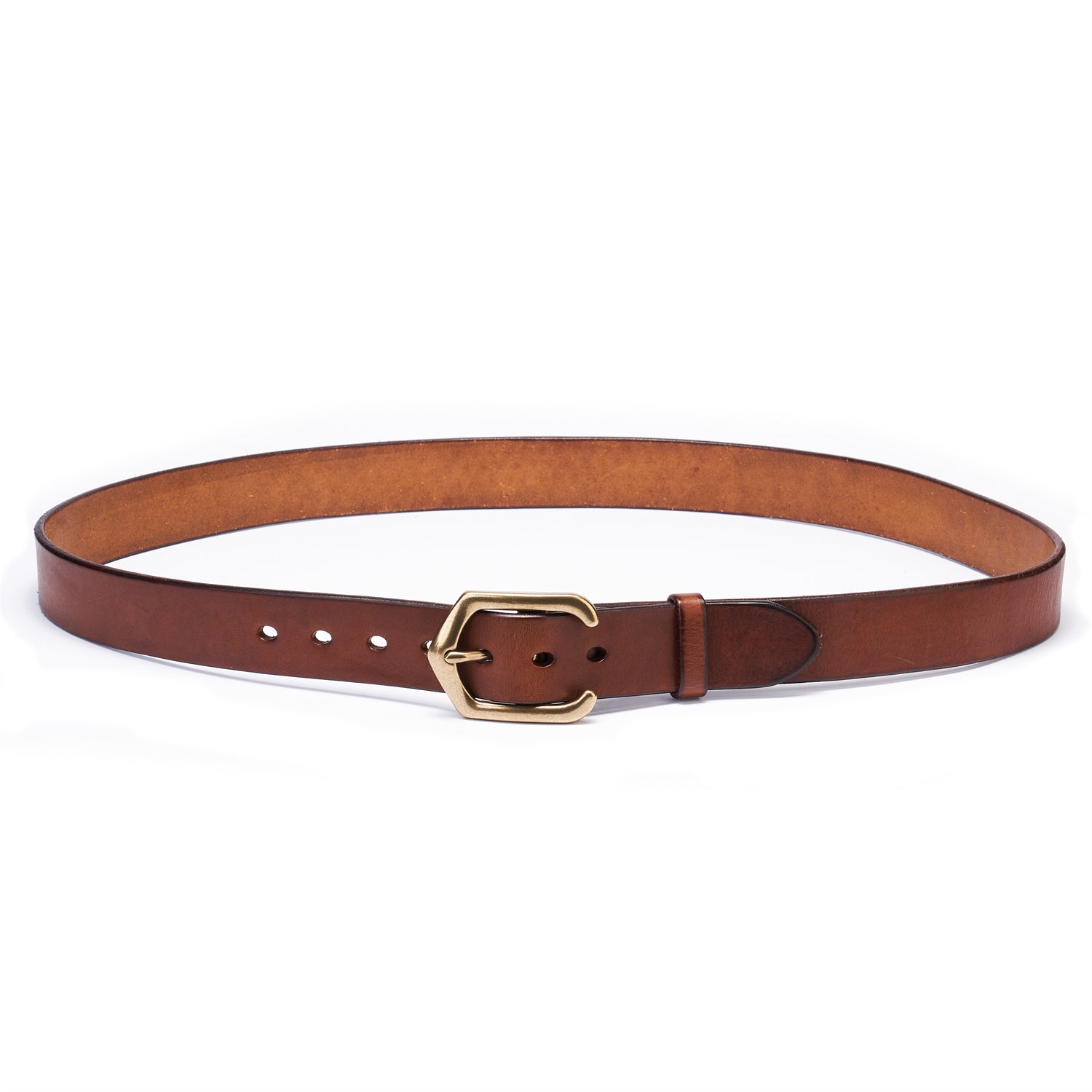 BELTLEY Classical Brown Full-Grain Leather Belt – Daily Engineered-38MM