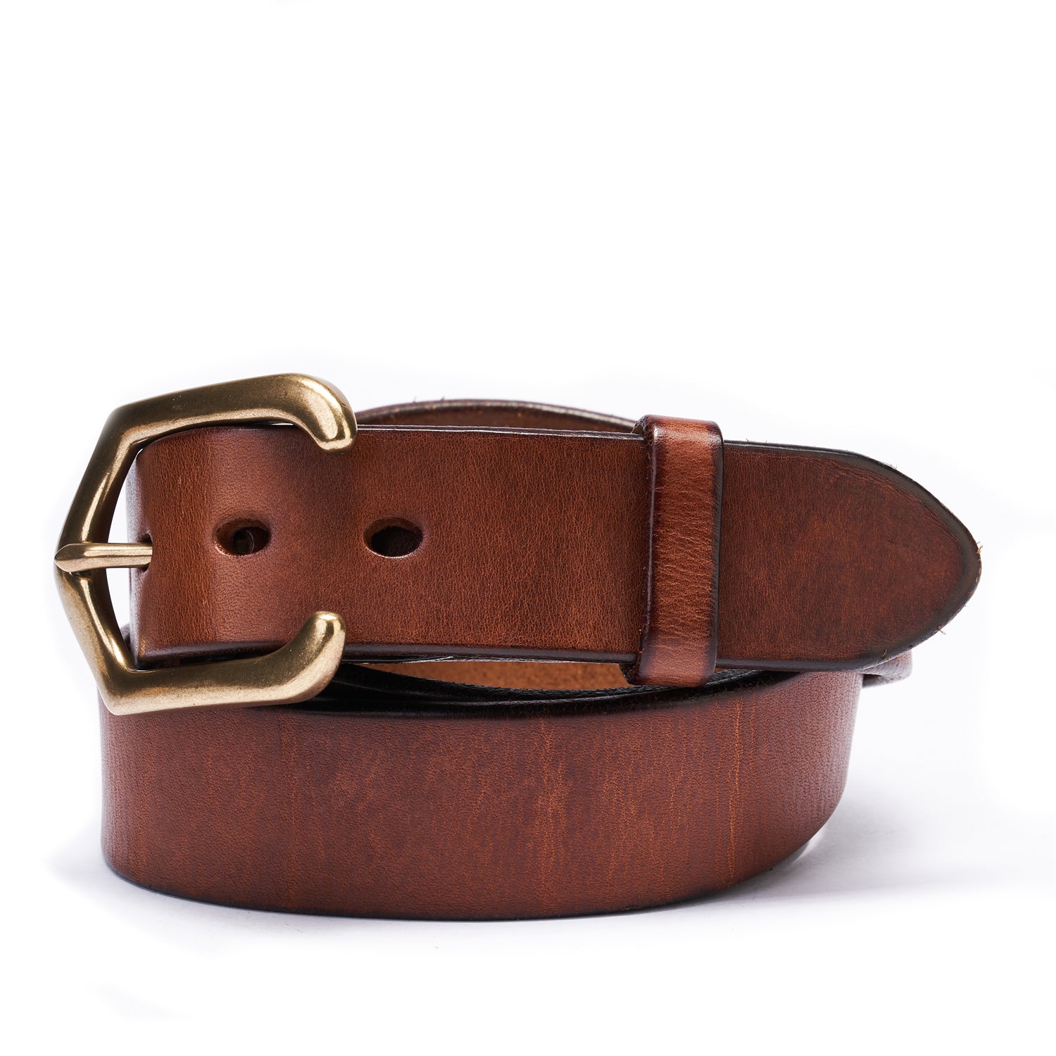 BELTLEY Classical Brown Full-Grain Leather Belt – Daily Engineered-38MM