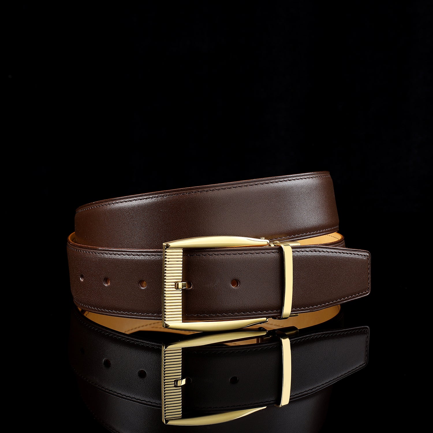 BELTLEY Genuine Calfskin Everyday Belt