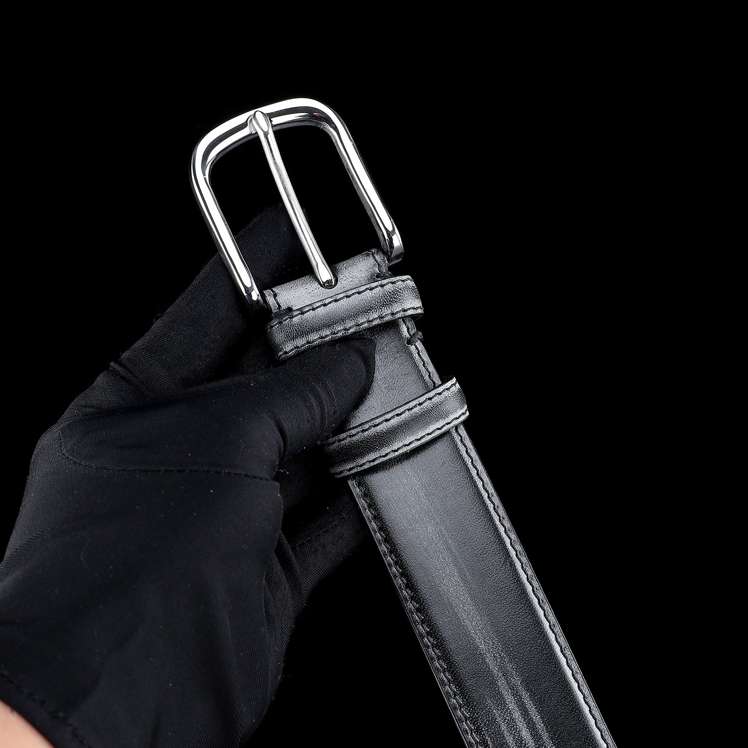 BELTLEY Genuine Leather Waxed Belt for Men and Women