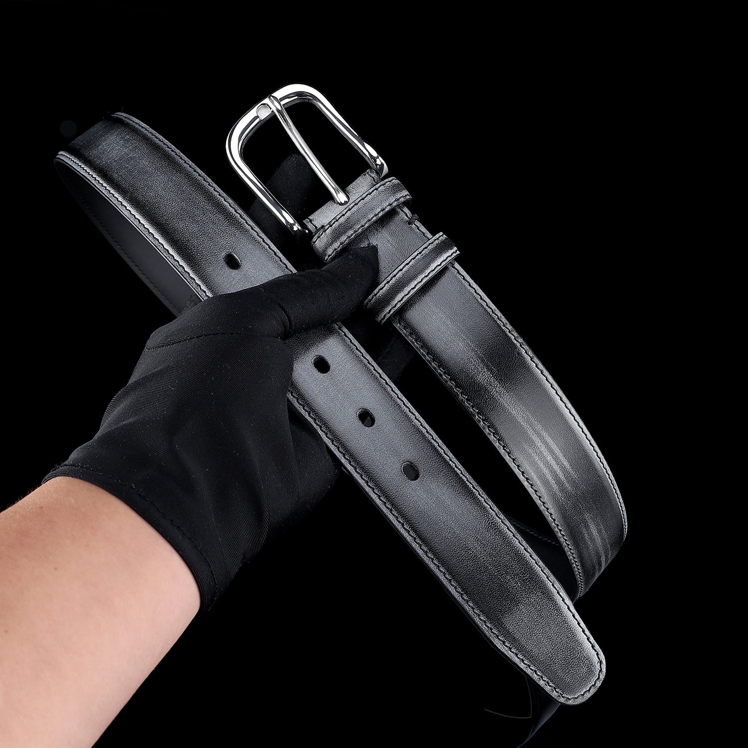 BELTLEY Genuine Leather Waxed Belt for Men and Women