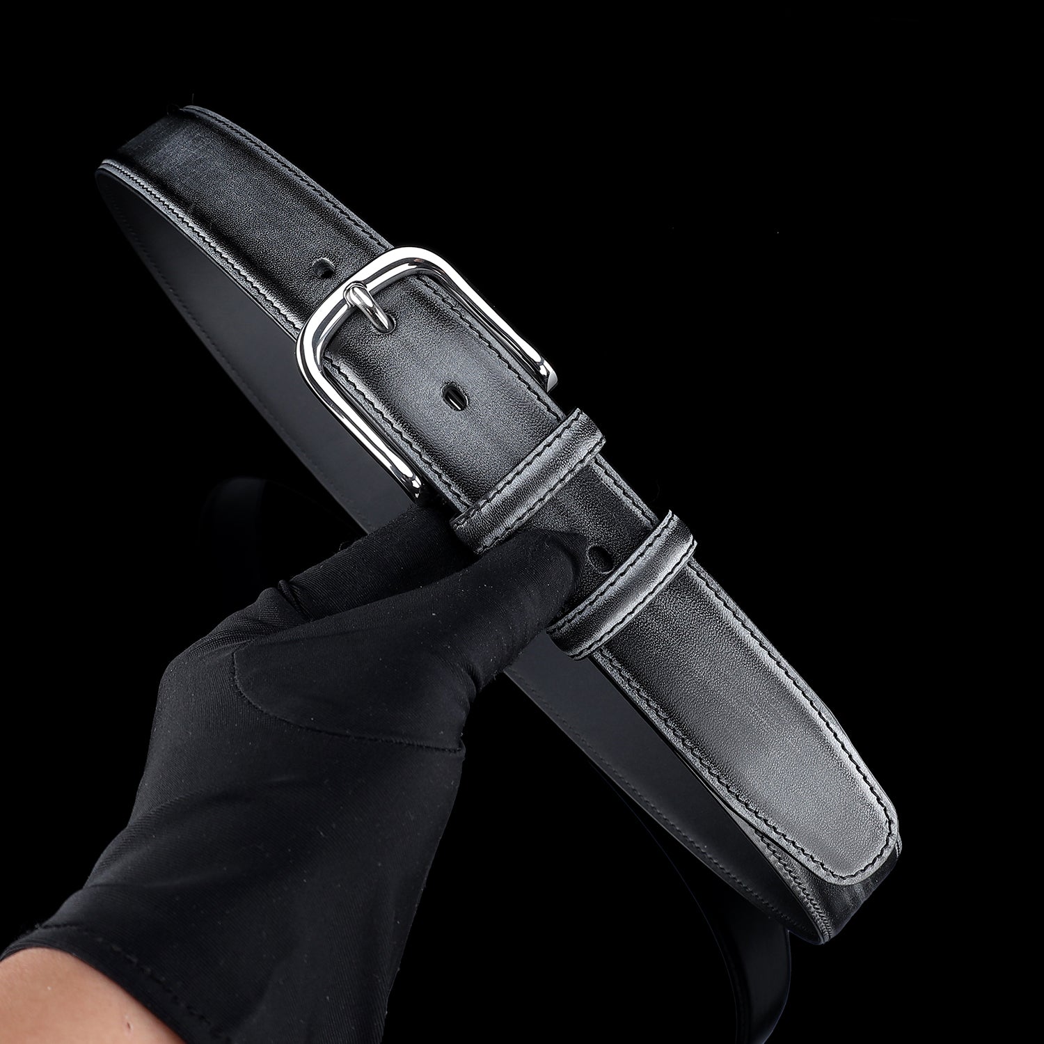 BELTLEY Genuine Leather Waxed Belt for Men and Women