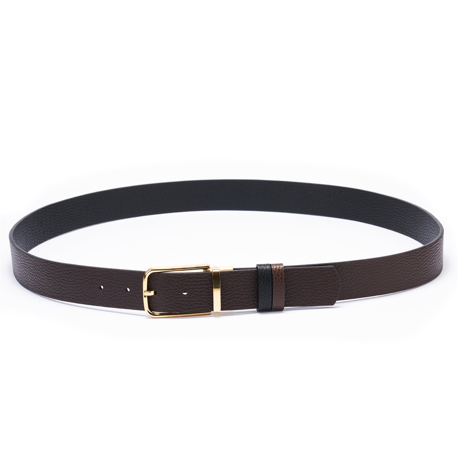 BELTLEY LuxeAffair Reversible  Espresso/Black  Belt 1.38 Width