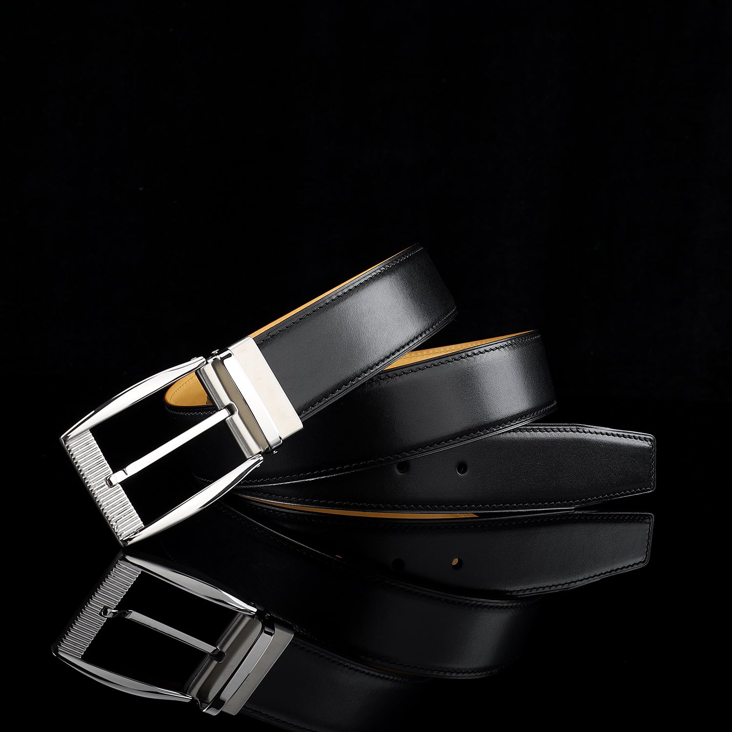BELTLEY Men's Calfskin Casual Belt – Everyday Belt