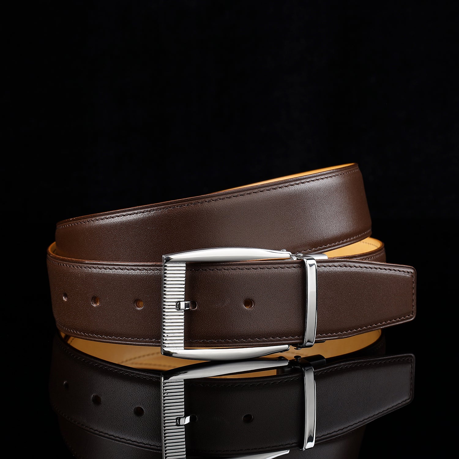 BELTLEY Men's Calfskin Casual Belt – Everyday Belt