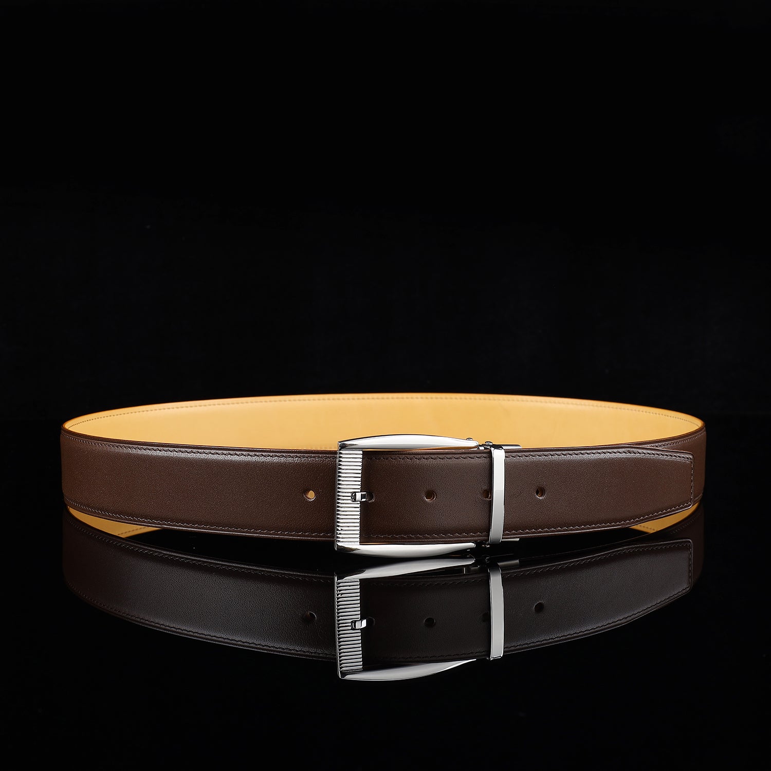 BELTLEY Men's Calfskin Casual Belt – Everyday Belt