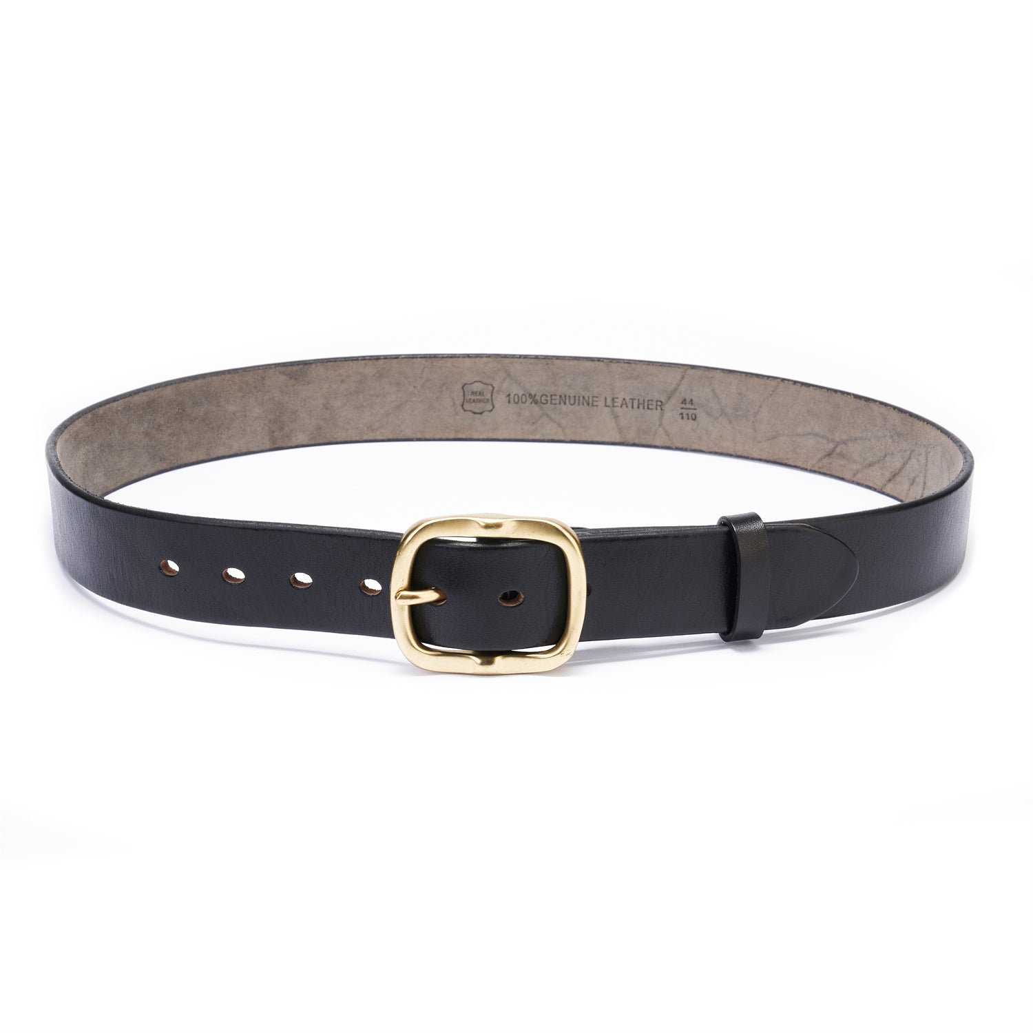 BELTLEY Minimalist Belt – 1.5” Full-Grain Leather in Black