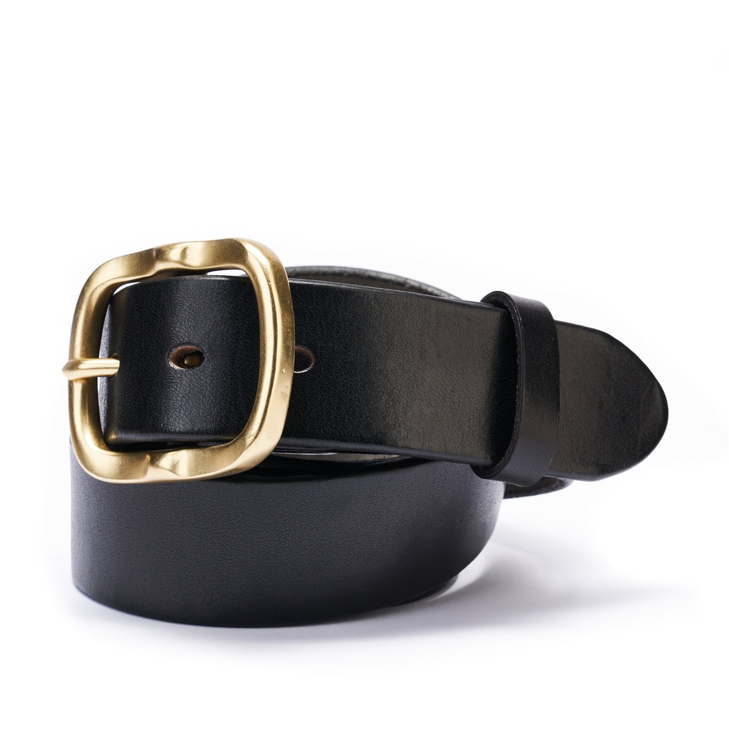 BELTLEY Minimalist Belt – 1.5” Full-Grain Leather in Black