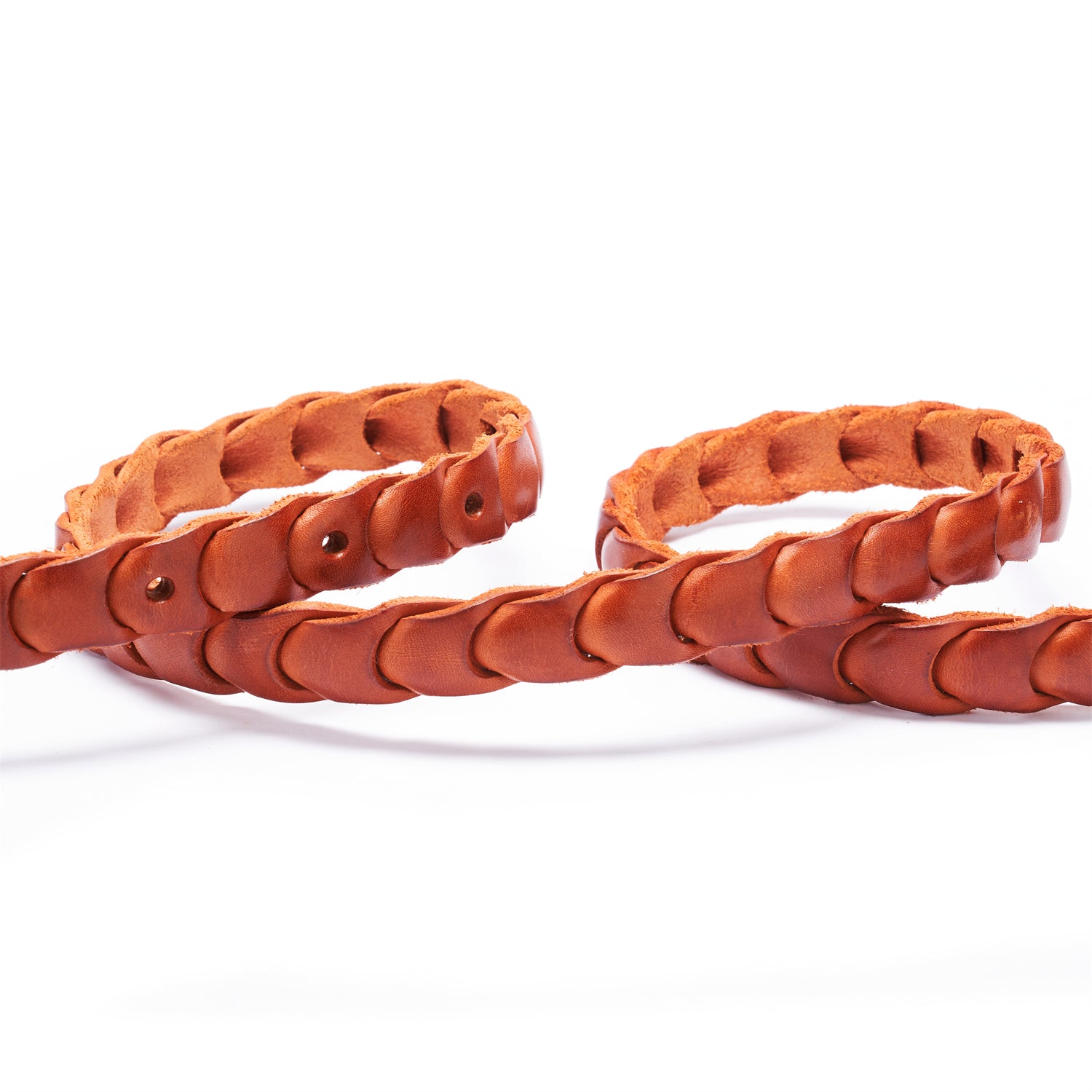 Orange Hand-Woven Belt For Lady 20mm By BELTLEY