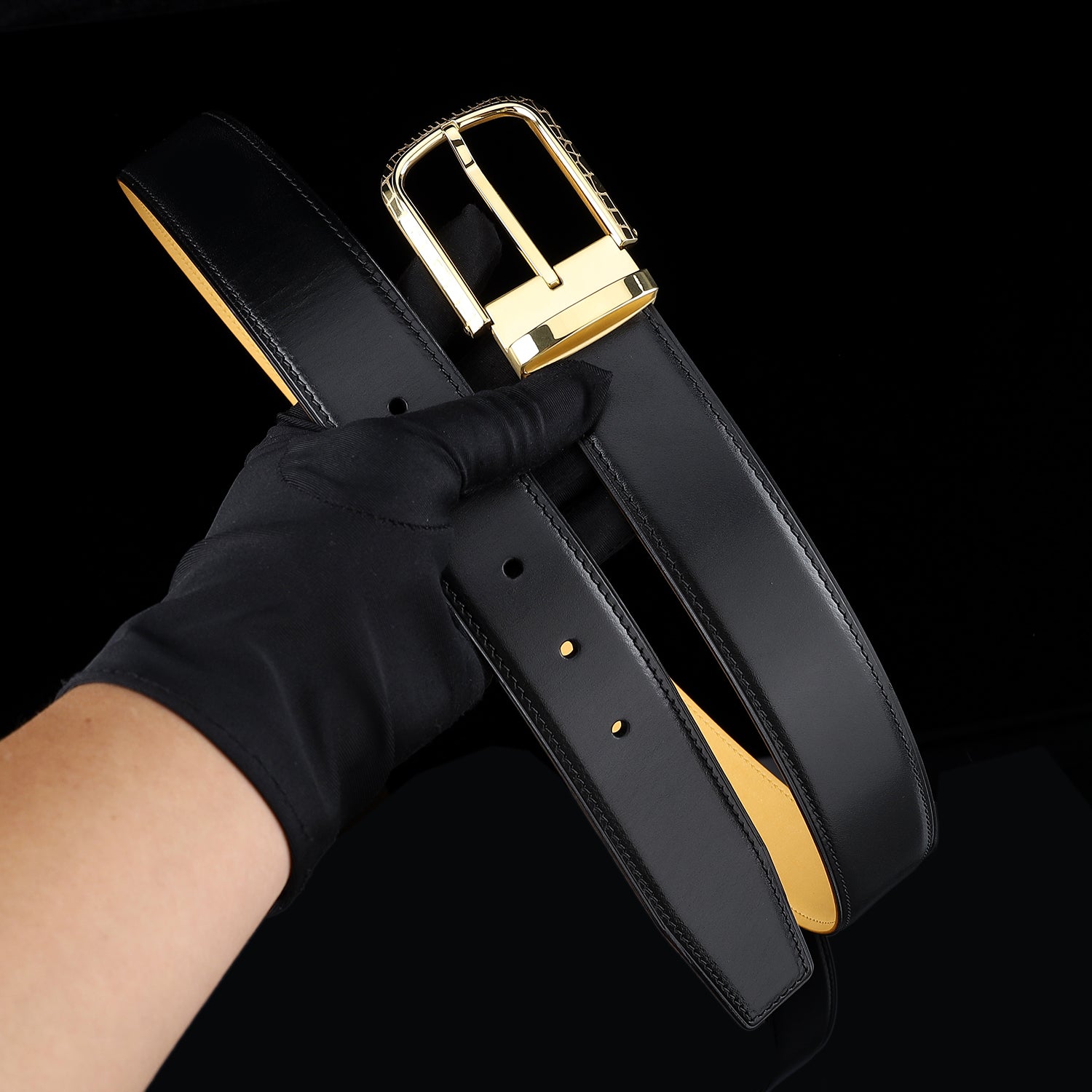 BELTLEY Premium Calfskin Everyday Belt for Men