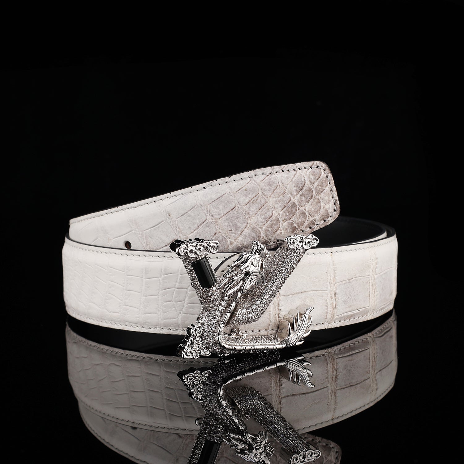 BELTLEY Premium Himalayan Exotic Leather Belt for Men