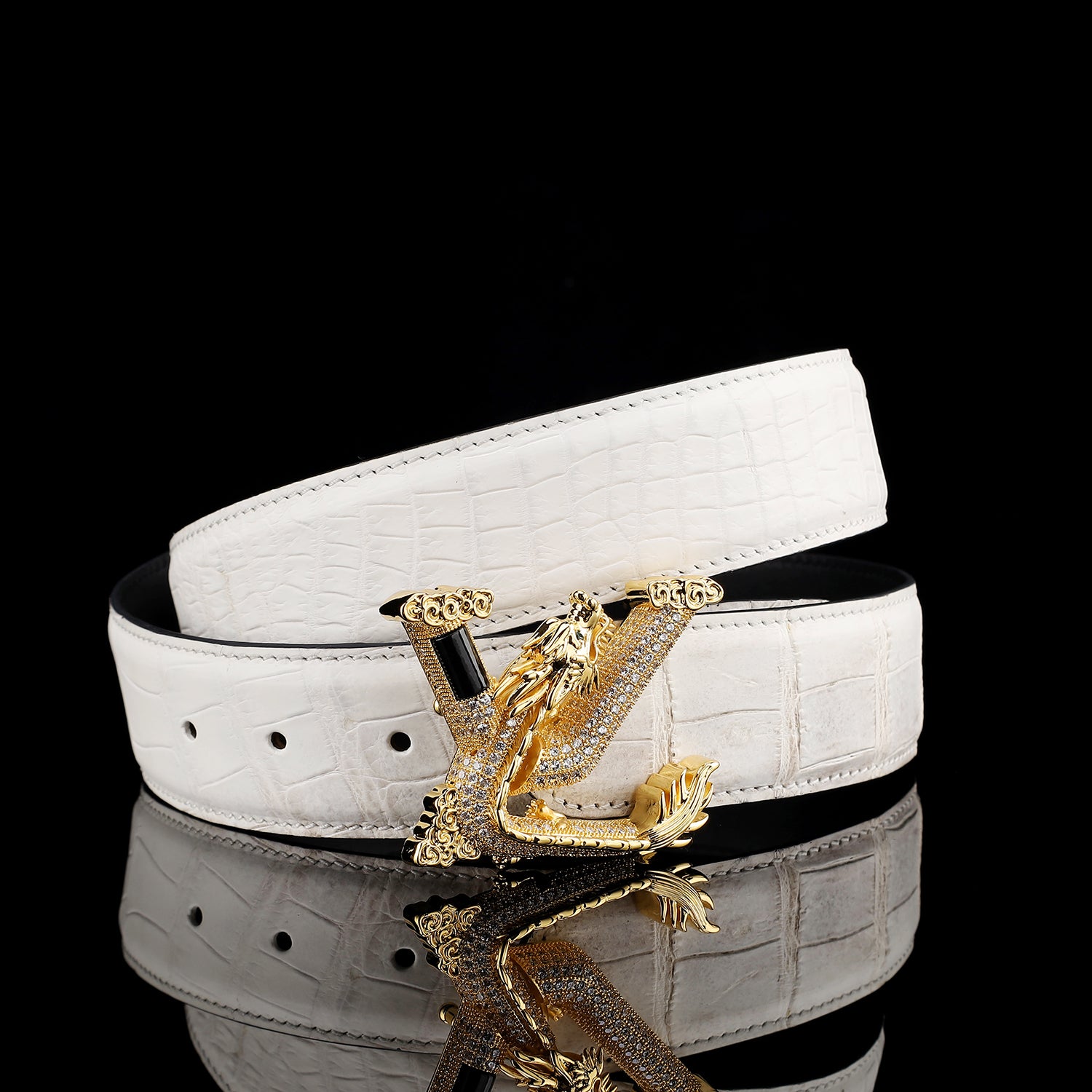 BELTLEY Premium Himalayan Exotic Leather Belt for Men