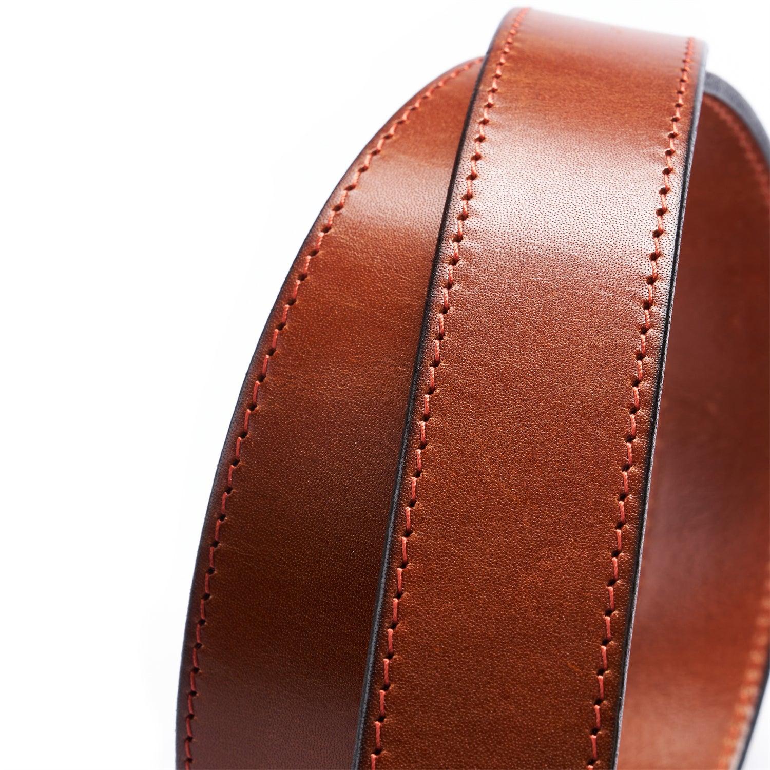 BELTLEY Unisex 1.25“ Light Brown Leather Belt - Classic & Stylish