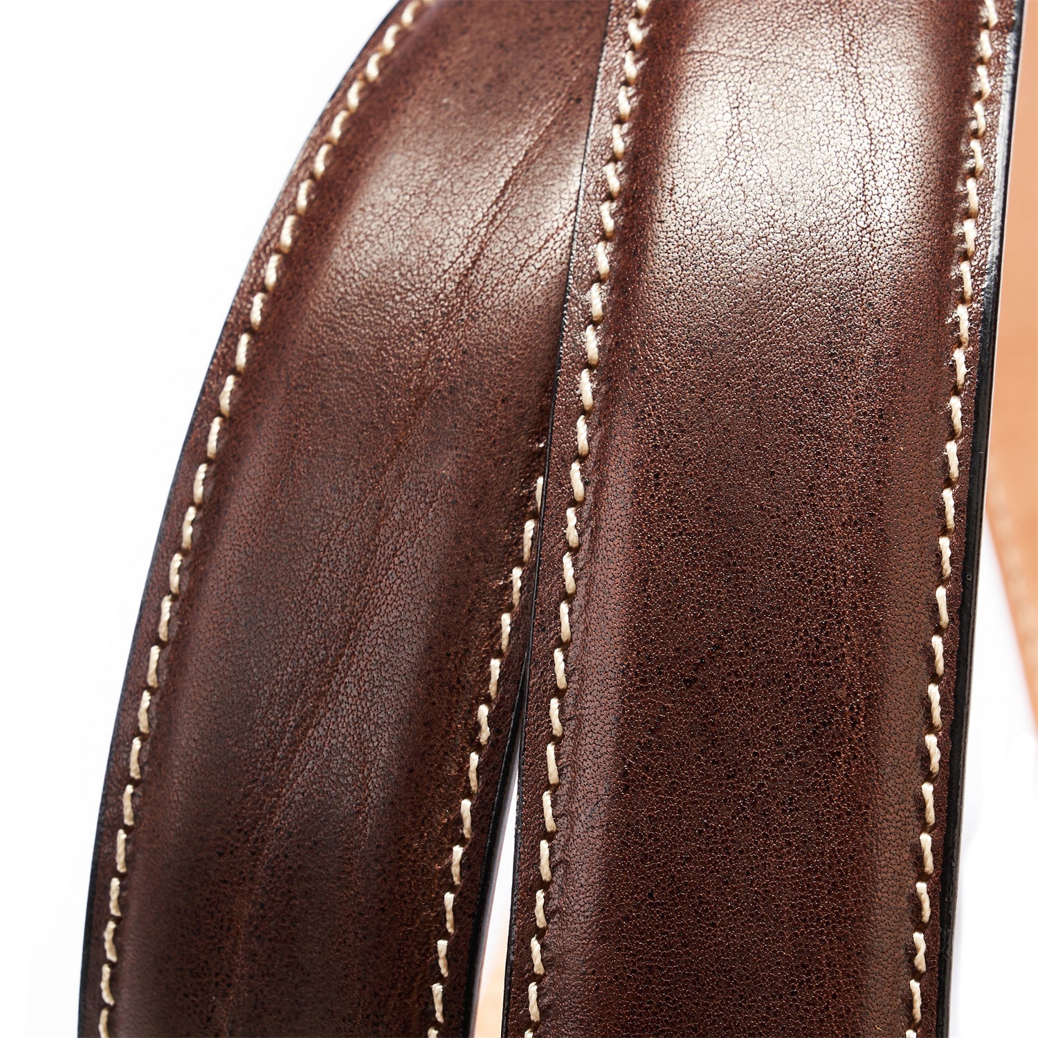 BELTLEY Unisex Coffee Brown Workwear Belt – 1.38” Full-Grain, Double-Layered