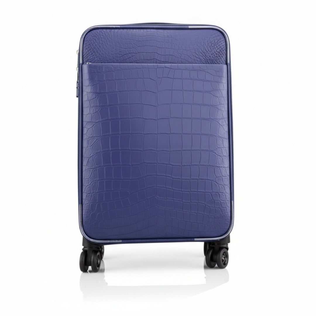 BELTLEY Blue Nile Crocodile Spinner Luggage