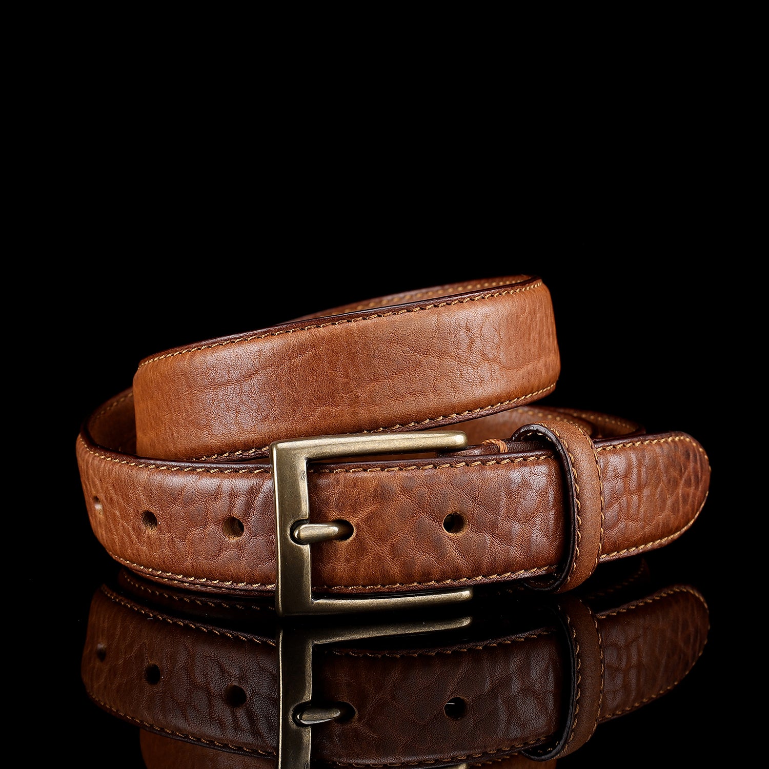 Beltley 1.1" Women's Distressed Tan Belt