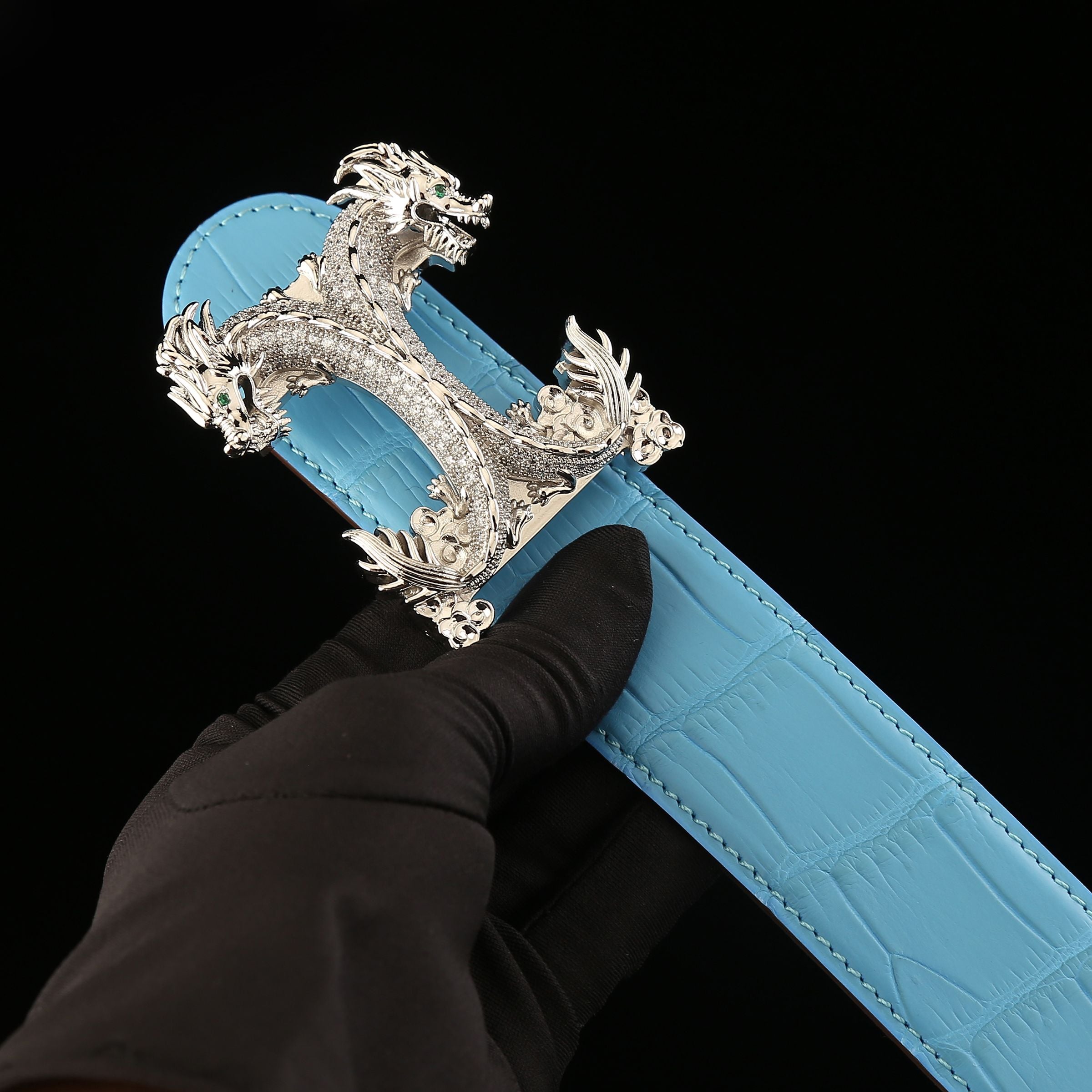 Exotic Nile Crocodile Belt for Men 1.5