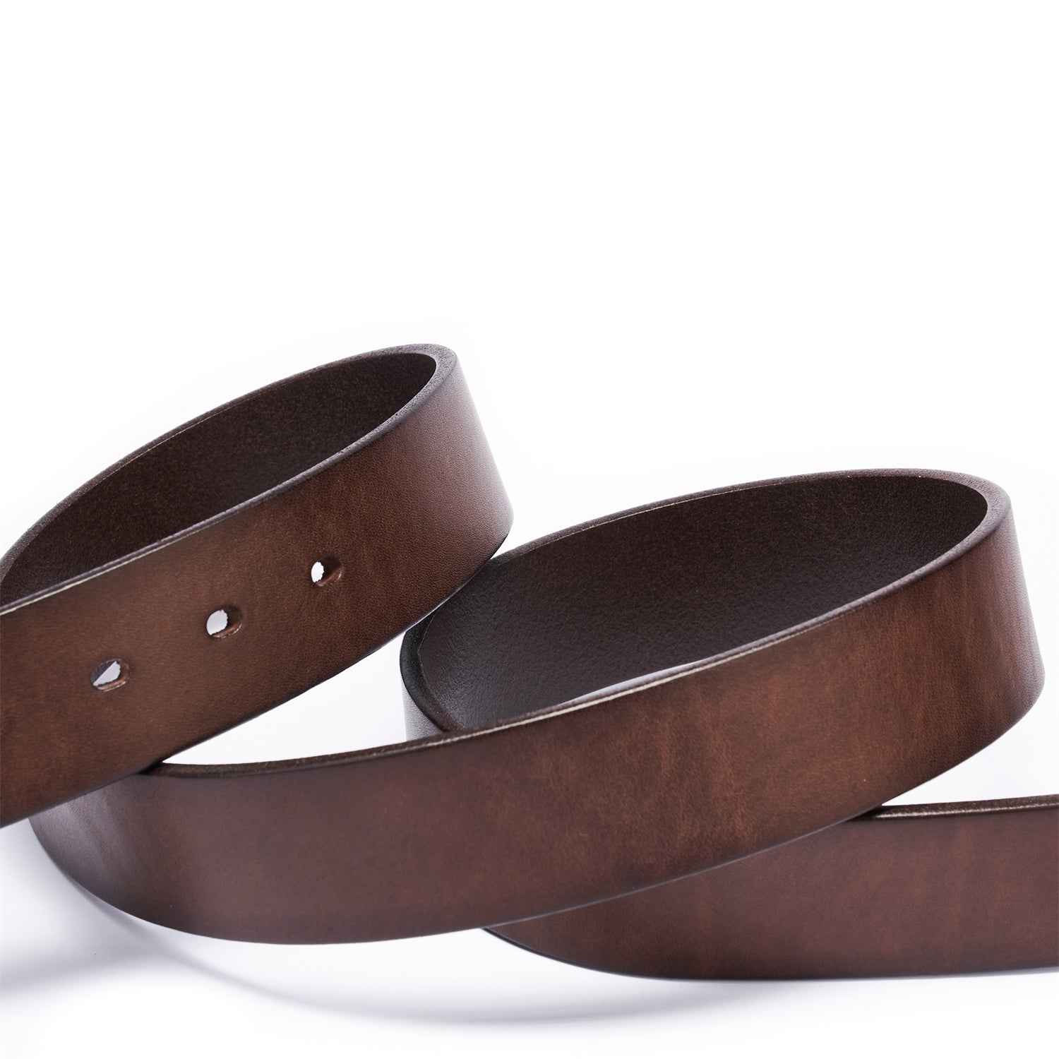 BELTLEY Black Heritage Belt – 38mm Full-Grain Leather with Stainless S