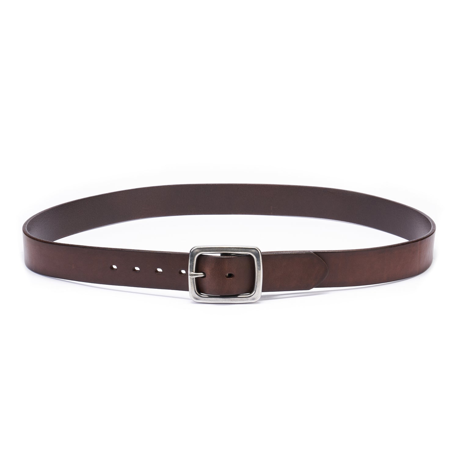 BELTLEY Black Heritage Belt – 38mm Full-Grain Leather with Stainless S