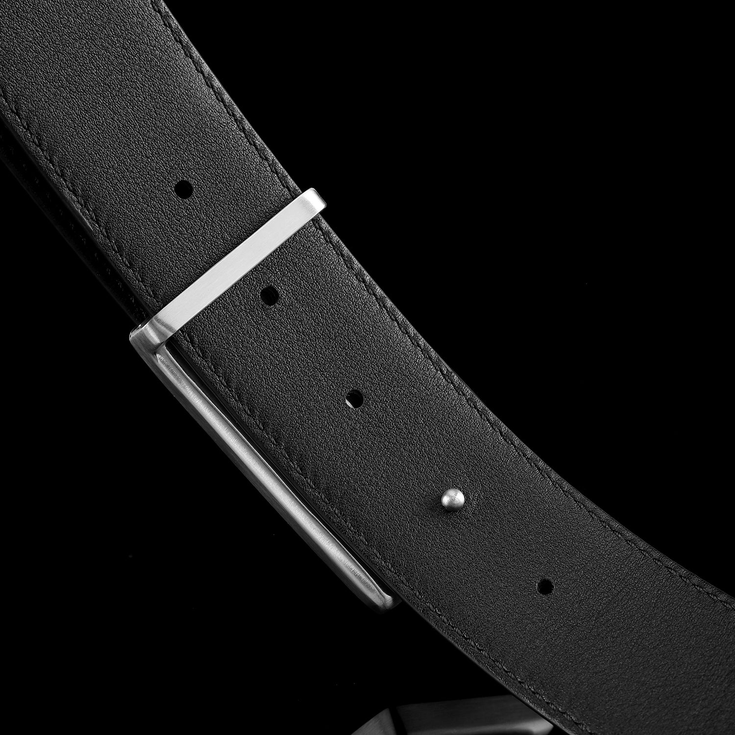 Men’s Real Crocodile Belt with Stainless Steel Crocodile Buckle — additional view 13 | BELTLEY