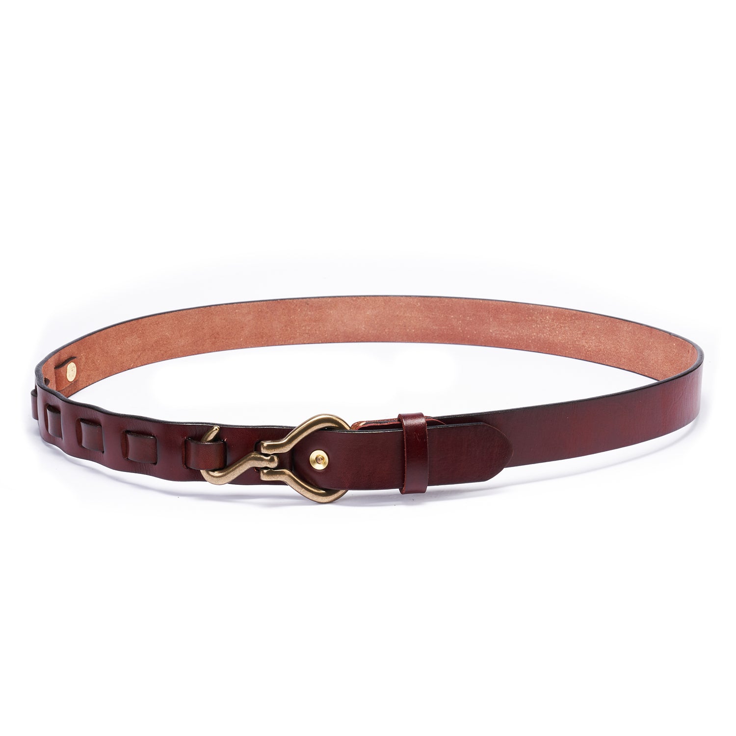 BELTLEY Unisex Deep Claret Quick-Deployment Belt